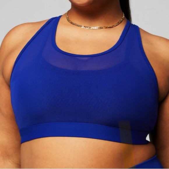 Fabletics- Faye High Impact Sports Bra - Lapis - 3x - Picture 5 of 5